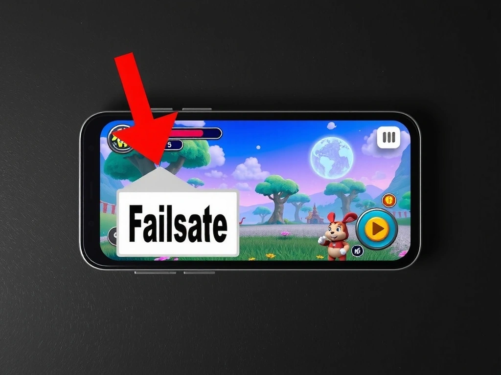 Annotated game screen