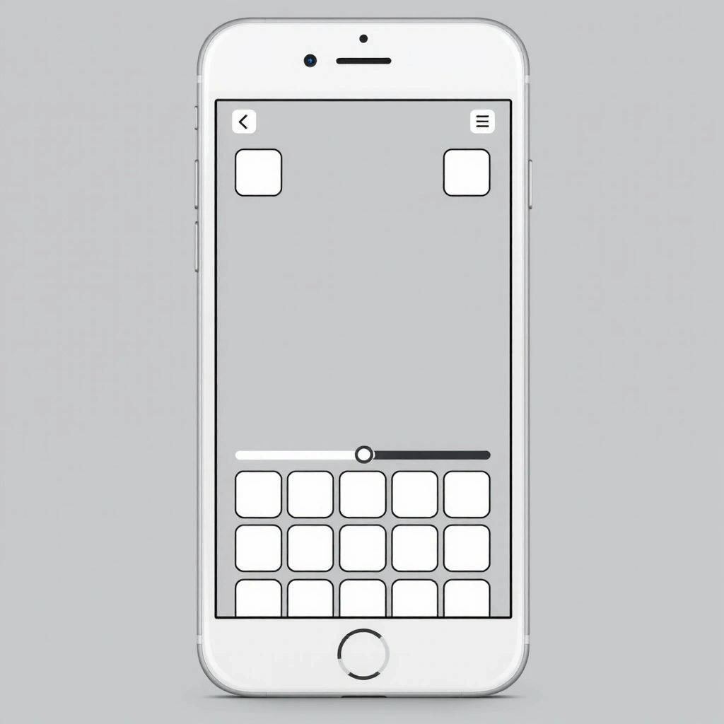 Mobile wireframe